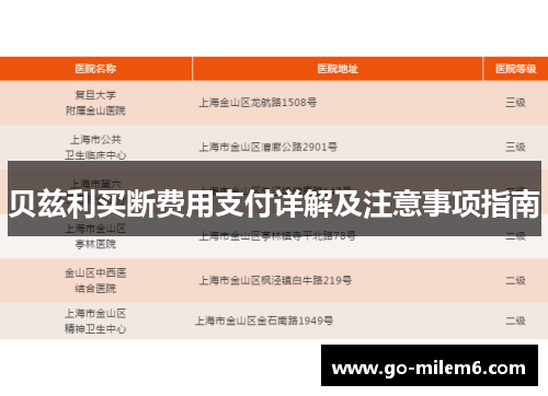 贝兹利买断费用支付详解及注意事项指南